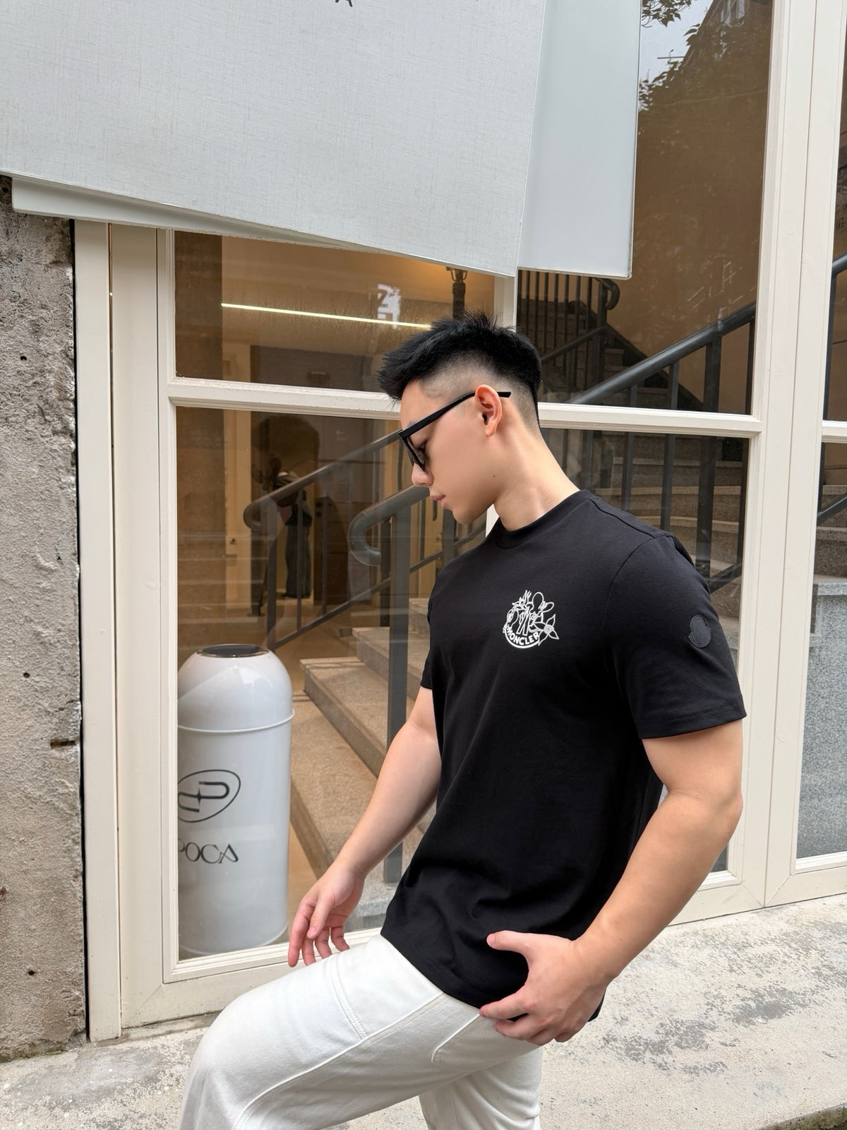 Moncler Embroidered T-Shirt - view 11