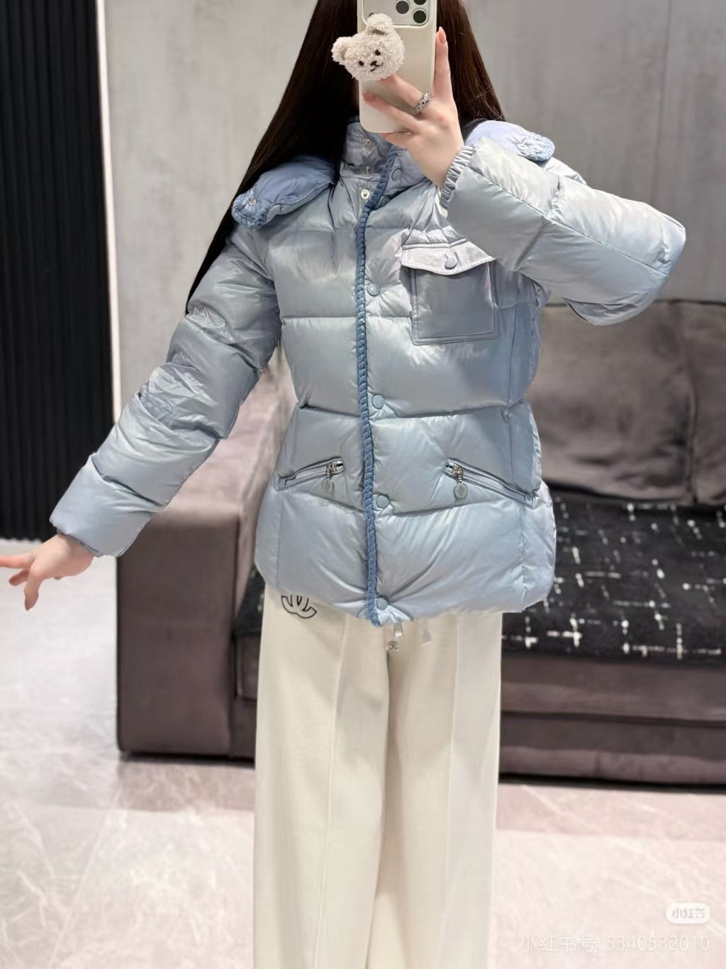Moncler Women's Hooded Down Jacket - view 11