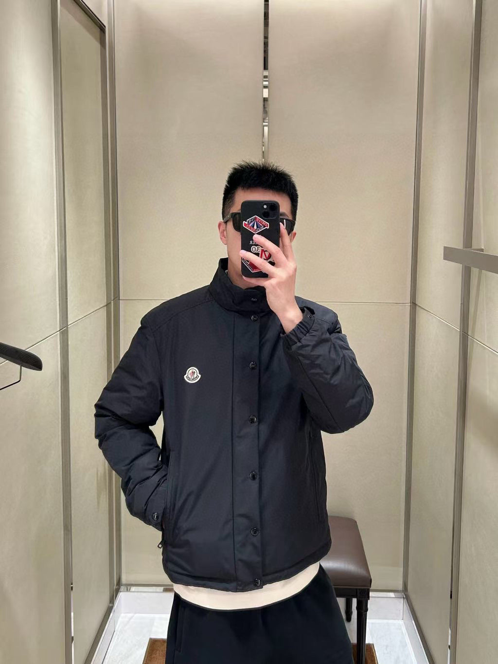 Moncler Men's Zip-Up Down Jacket - view 11