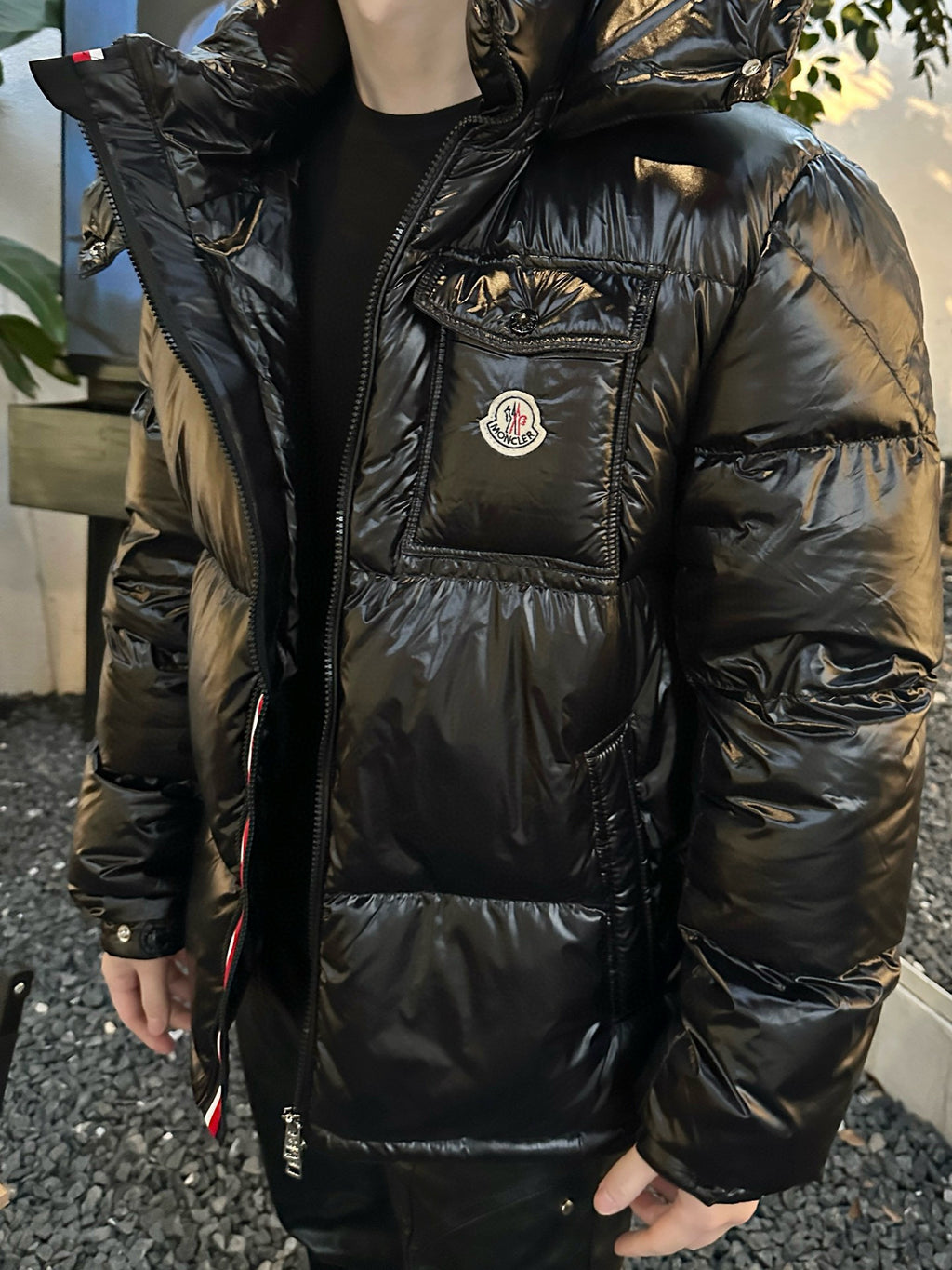 Moncler Hooded Zip-Up Down Jacket - view 11