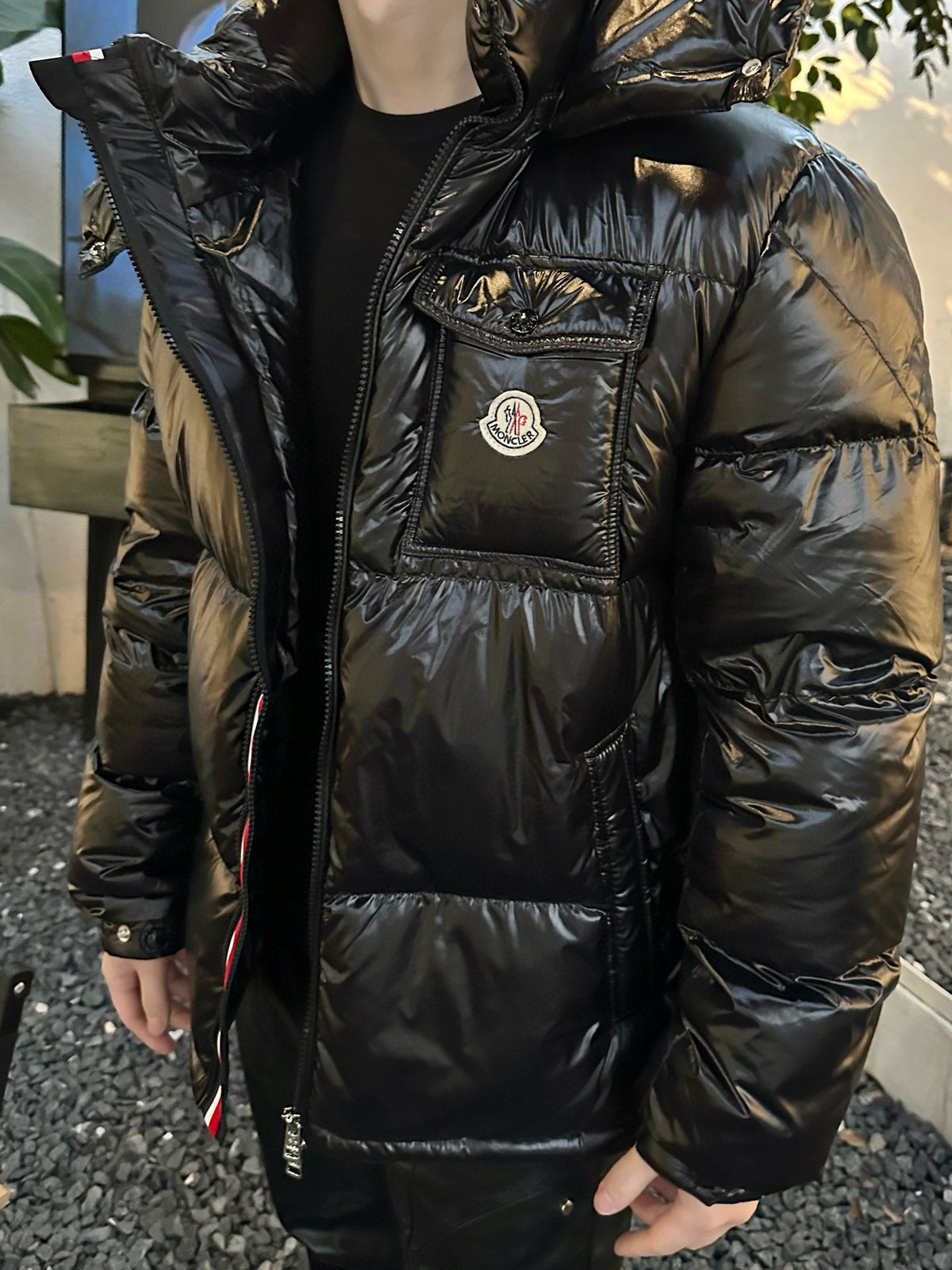 Moncler Hooded Zip-Up Down Jacket - view 11