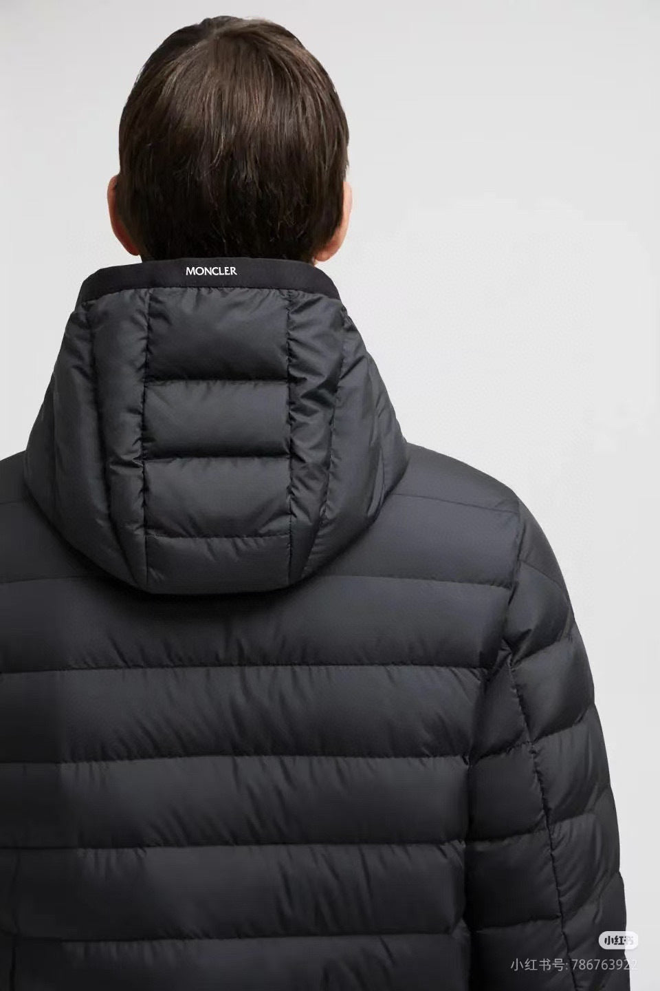 Moncler Hooded Zip-Up Logo Down Jacket - view 11