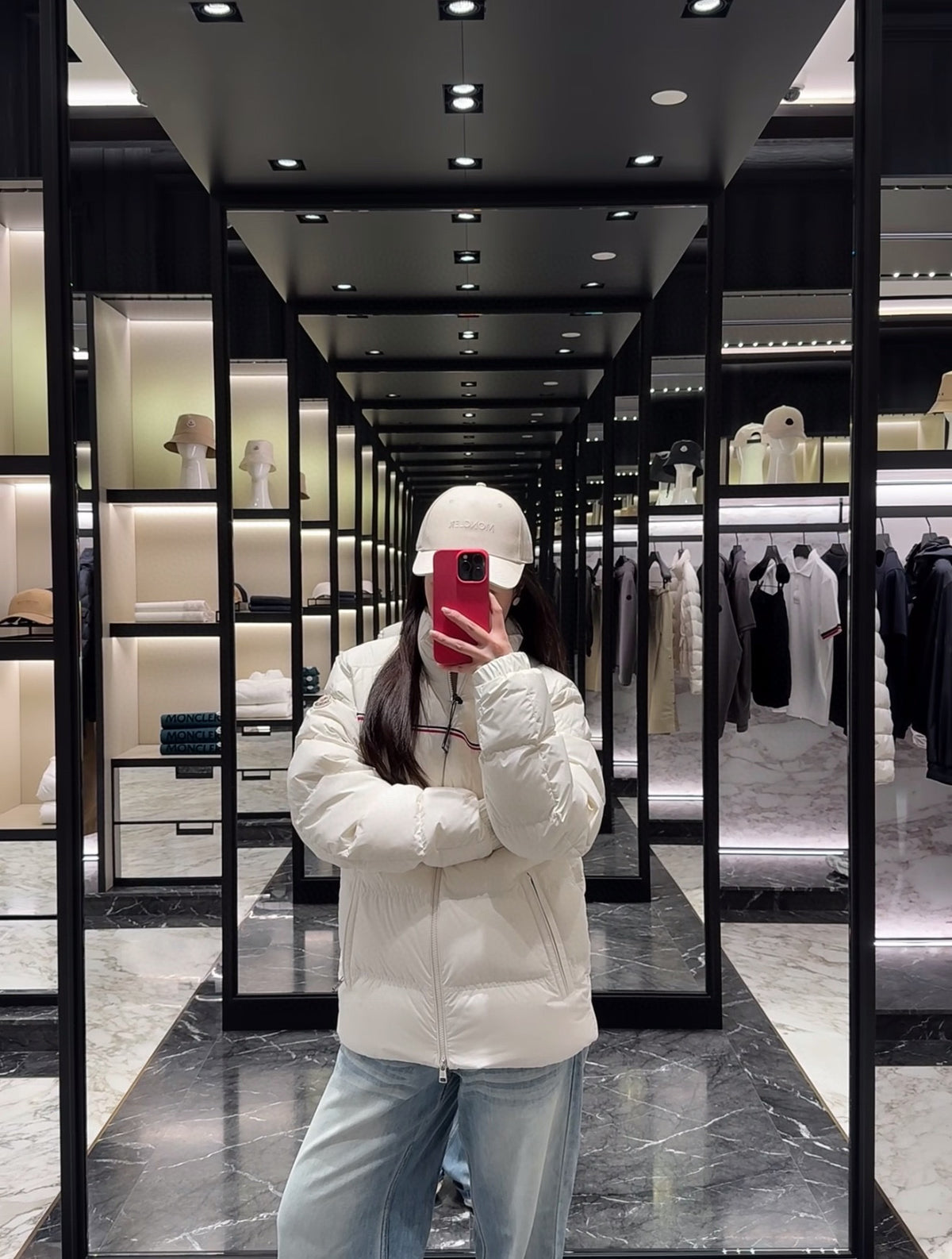 Moncler Men's Zip-Up Embroidered Down Jacket - view 12