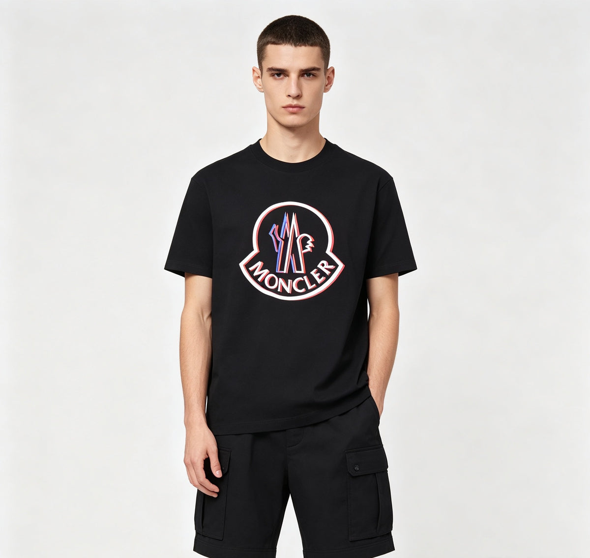 Moncler Graphic Logo Lightweight T-Shirt - view 12