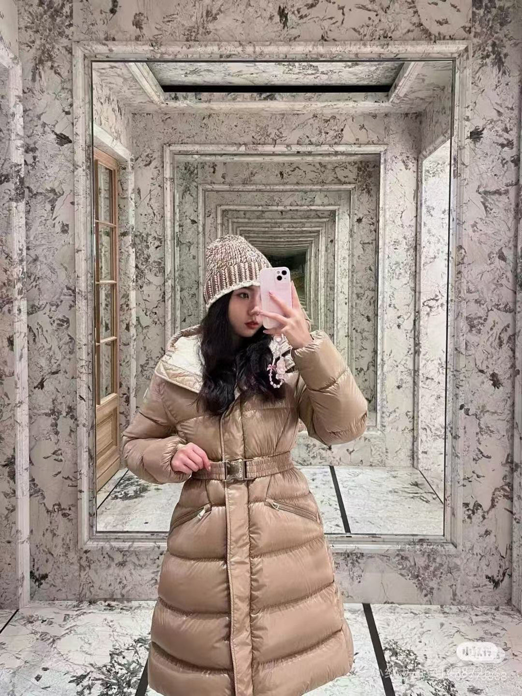 Moncler Women's Hooded Zip-Up Down Jacket - view 12