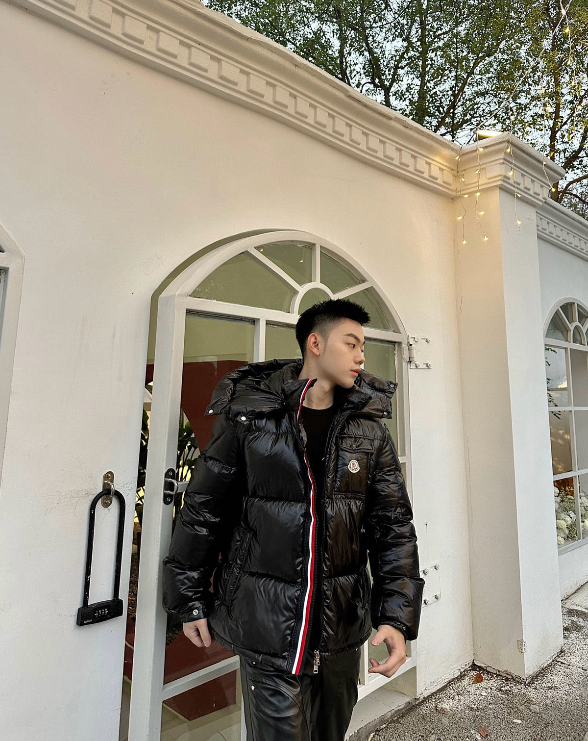 Moncler Hooded Zip-Up Down Jacket - view 12