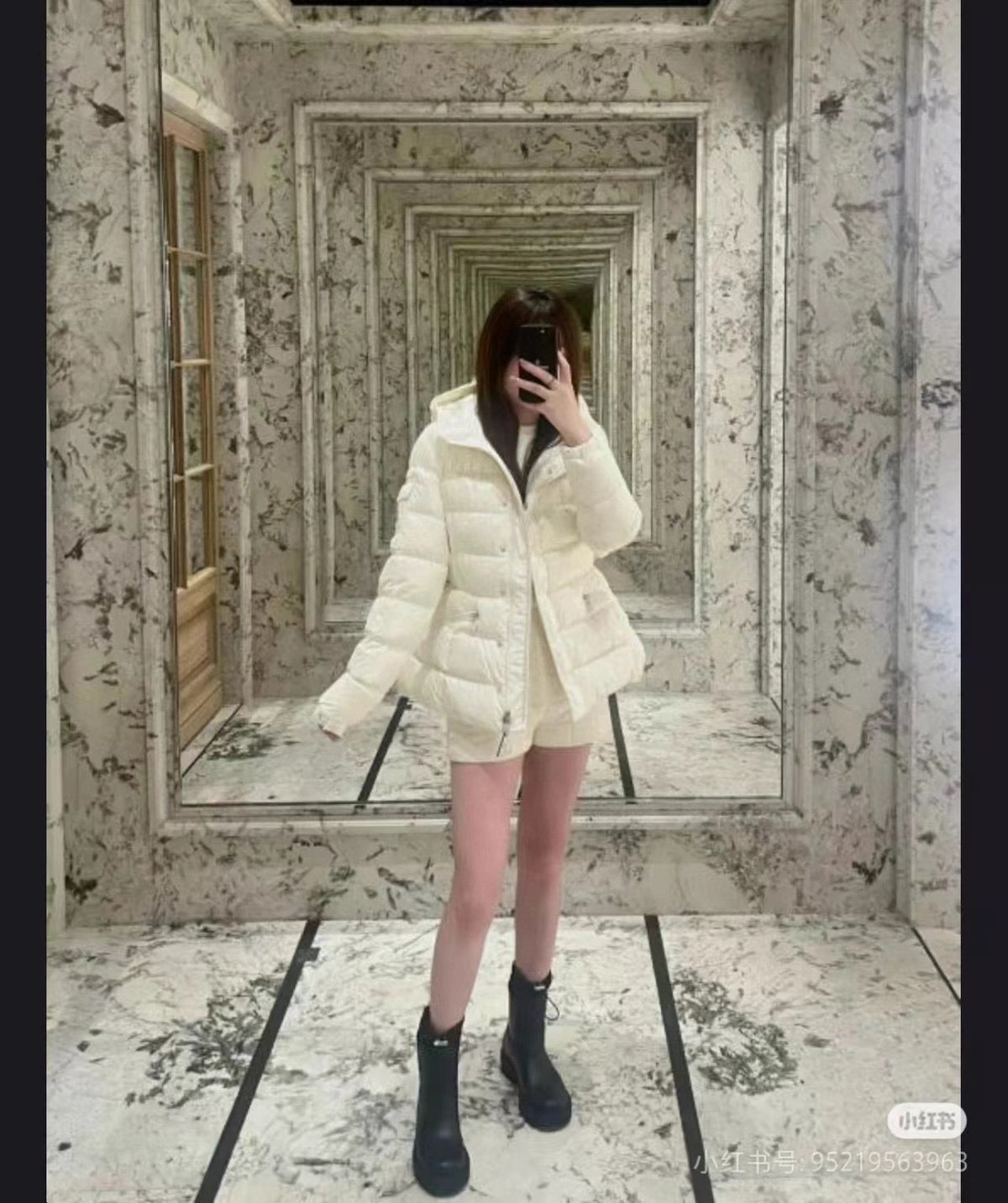 Moncler Women's Hooded Down Jacket - view 12