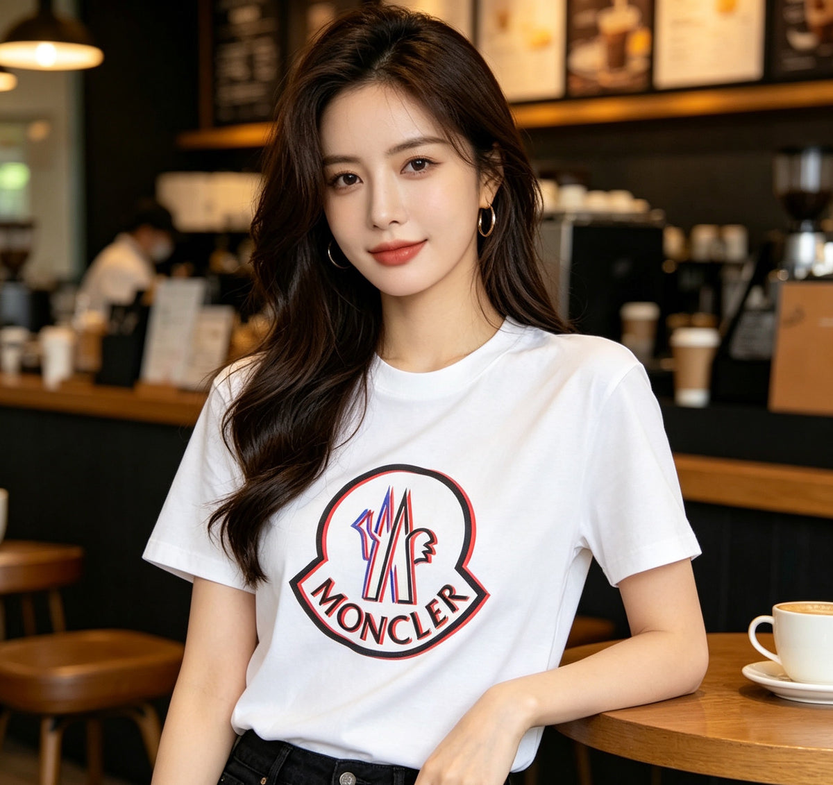Moncler Graphic Logo Lightweight T-Shirt - view 12