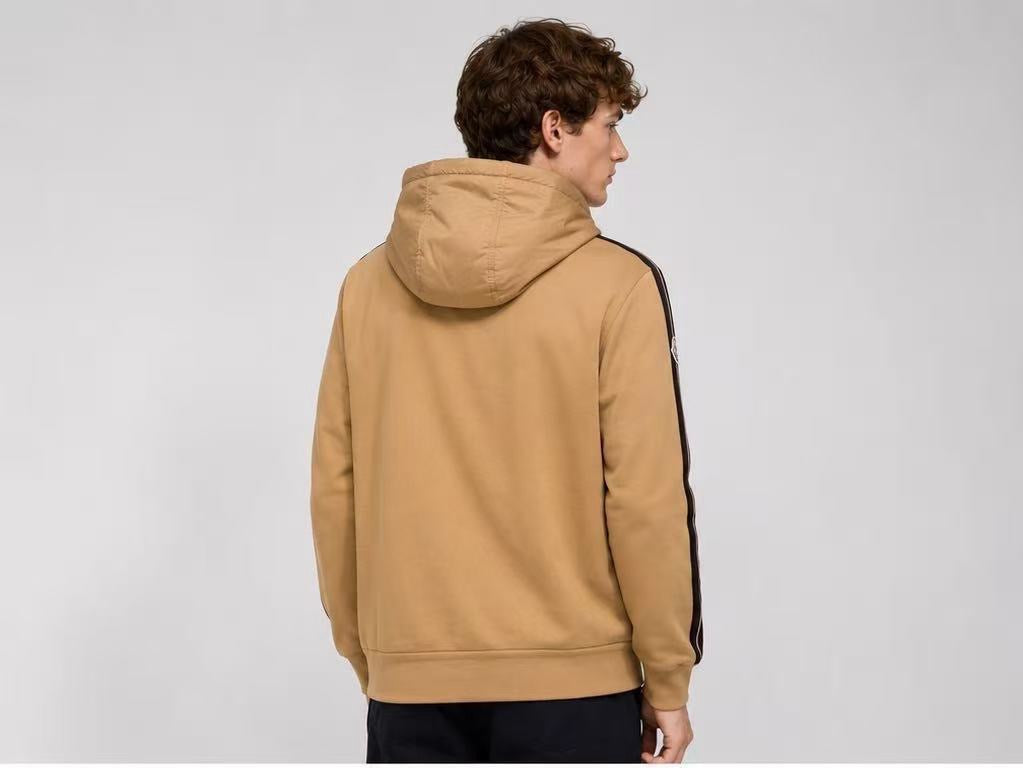 Moncler Hooded Zip-Up Embroidered Sweater - view 12