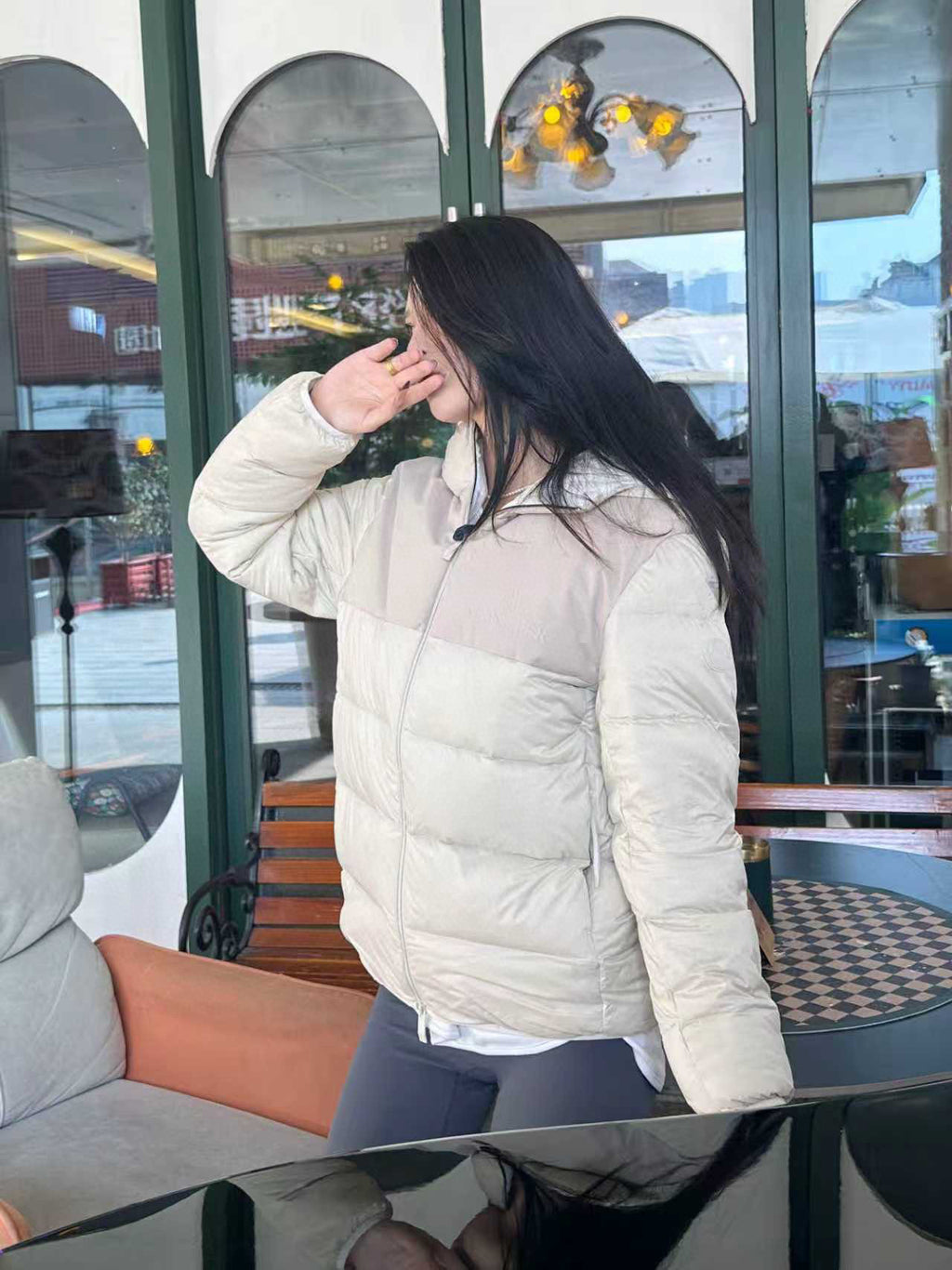 Moncler Hooded Lightweight Down Jacket - view 12