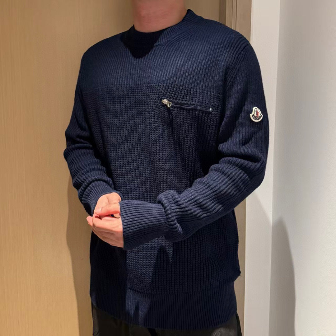 Moncler Embroidered Logo Sweater - view 12