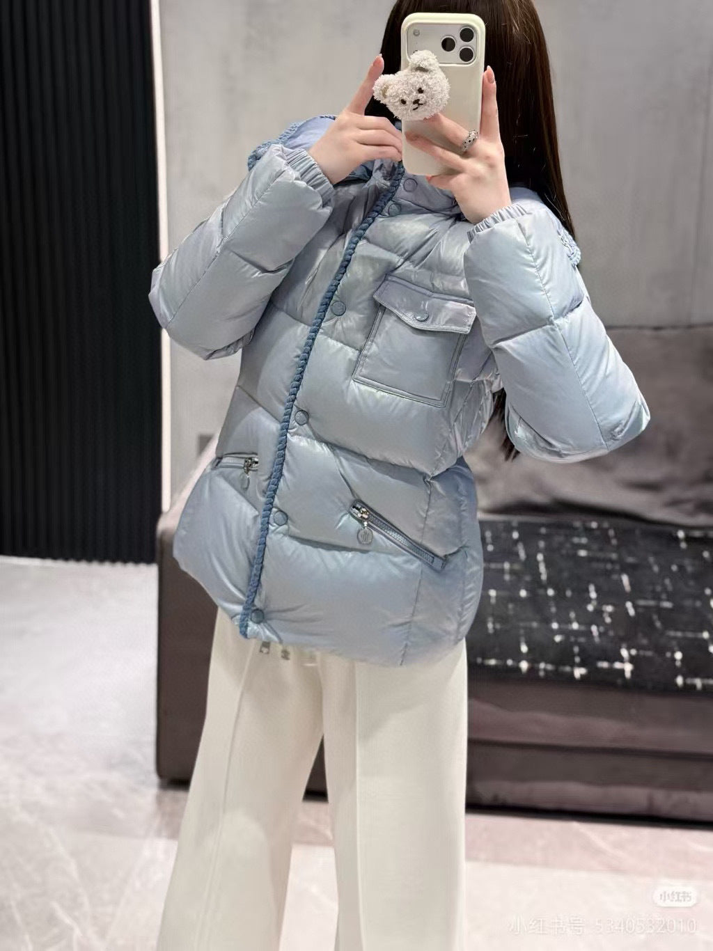 Moncler Women's Hooded Down Jacket - view 12