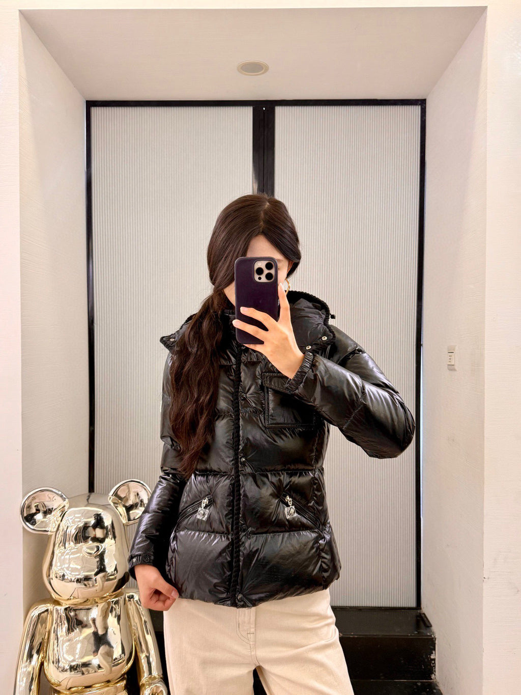 Moncler Women's Hooded Down Jacket - view 12