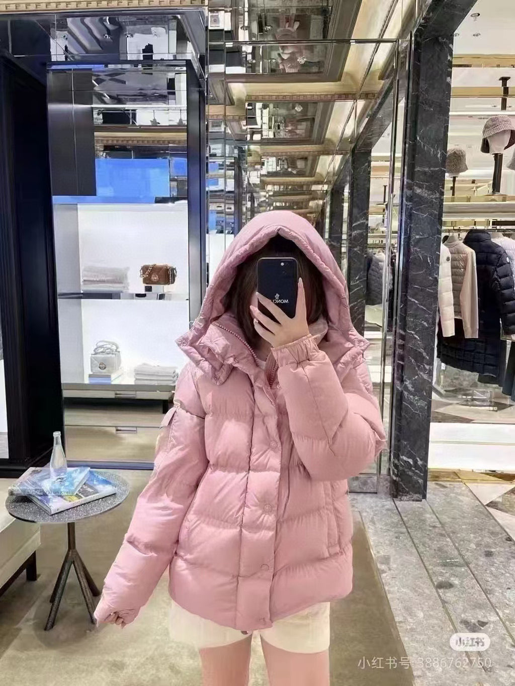 Moncler Maya Zip-Up Down Jacket - view 12