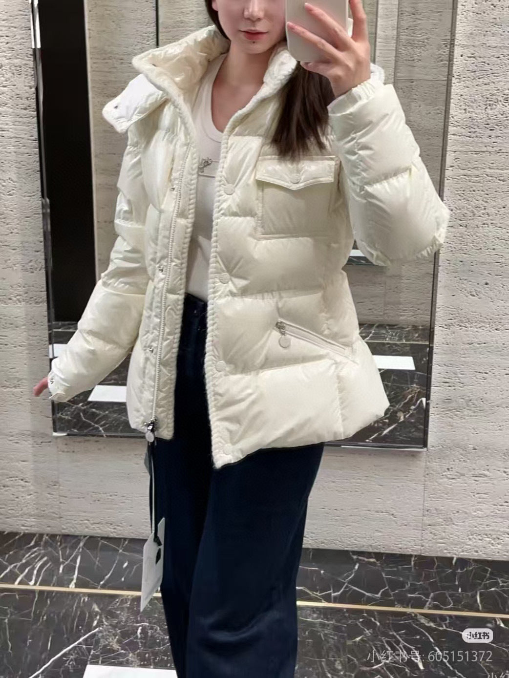 Moncler Women's Hooded Down Jacket - view 13