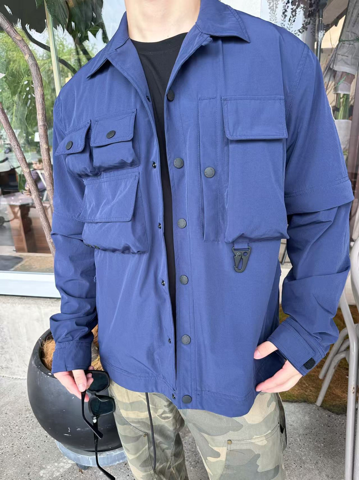 Moncler Grenoble Zip-Up Logo Jacket - view 13