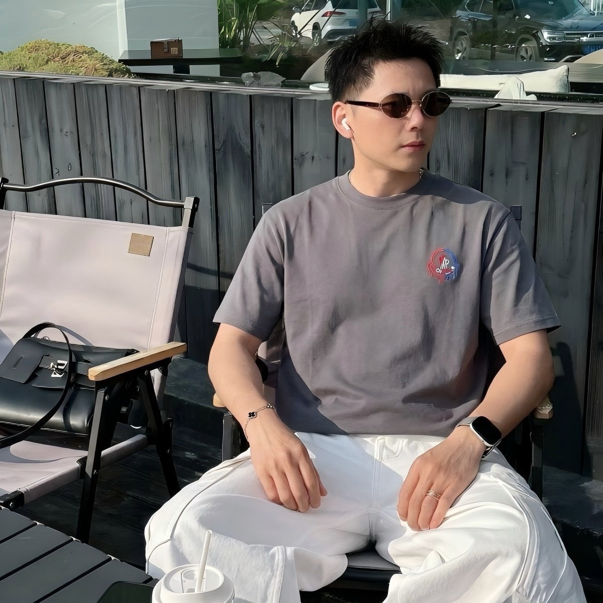 Moncler Embroidered Logo T-Shirt - view 13