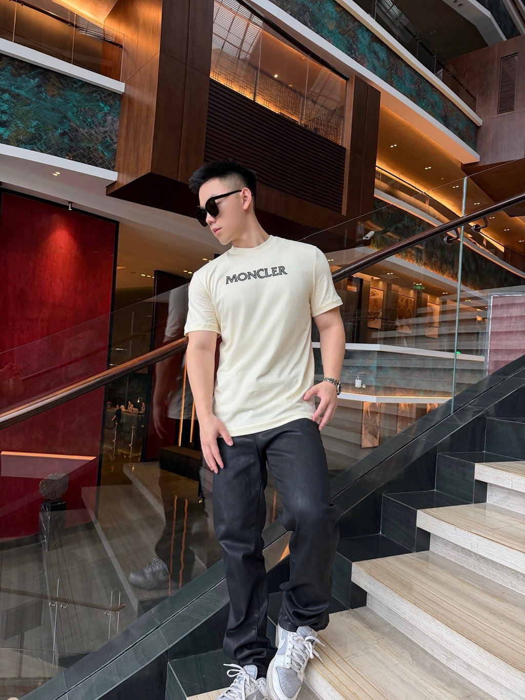 Moncler Embroidered T-Shirt - view 13