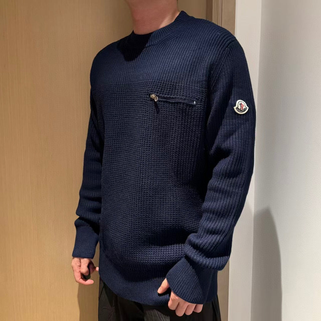 Moncler Embroidered Logo Sweater - view 13