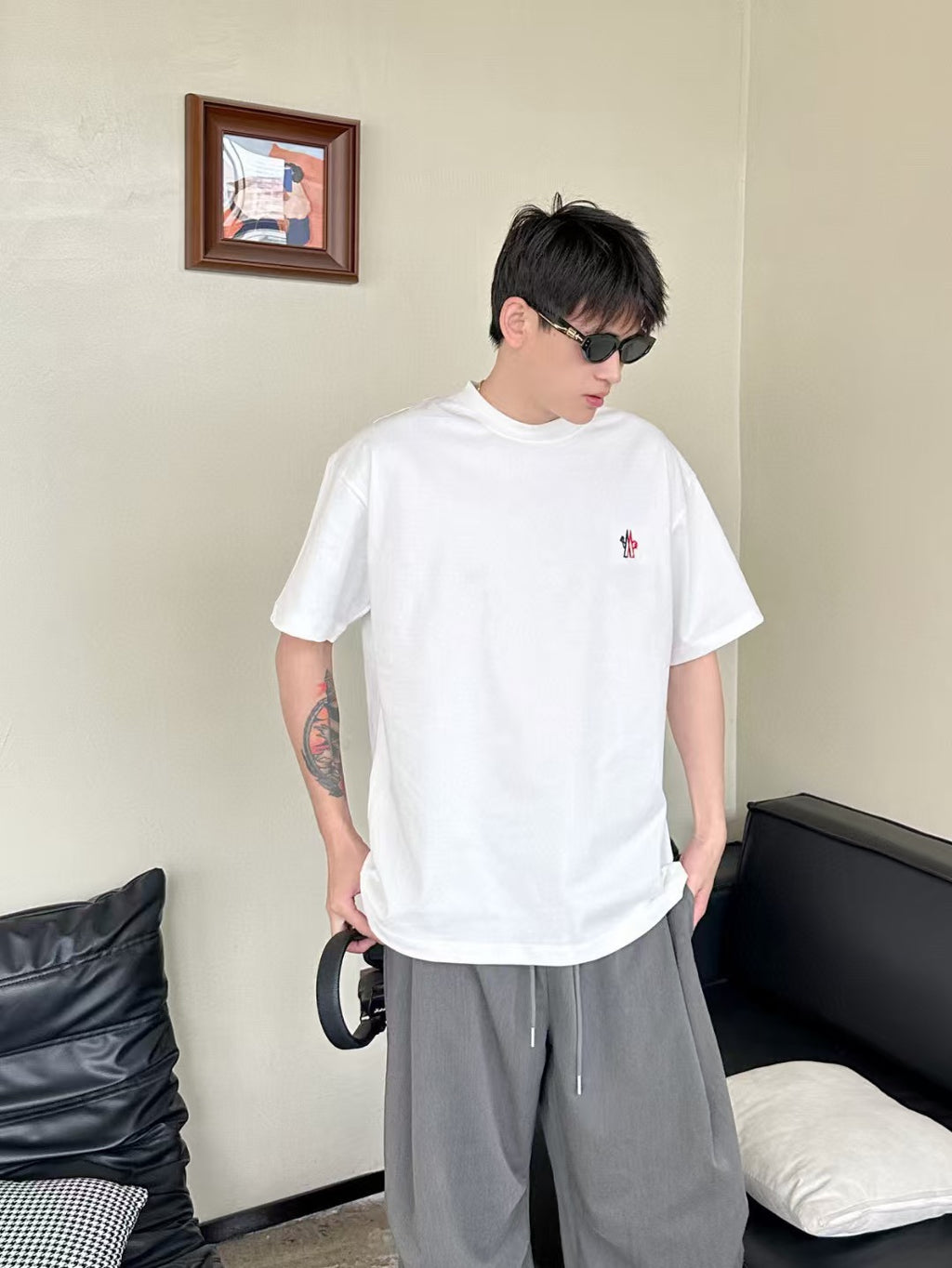 Moncler Embroidered Logo T-Shirt - view 13
