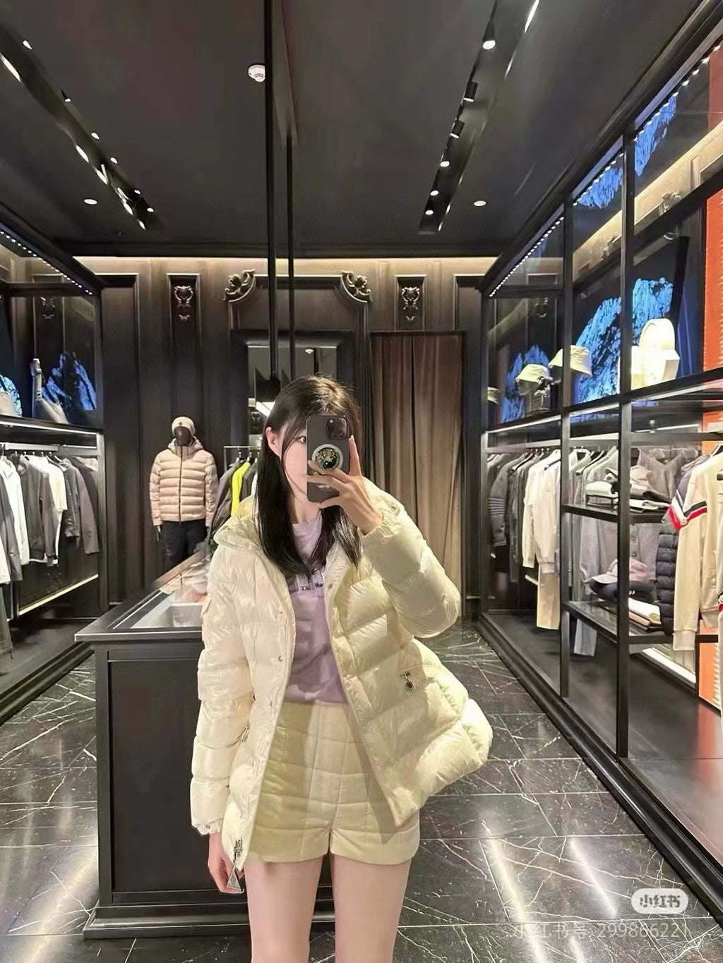 Moncler Women's Hooded Down Jacket - view 13