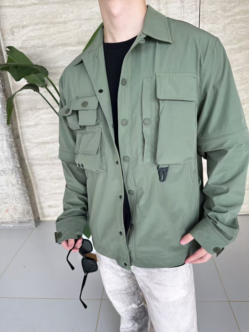 Moncler Grenoble Zip-Up Logo Jacket - view 13