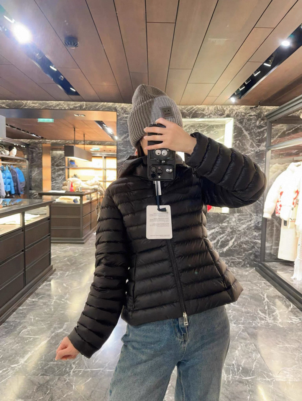 Moncler Women's Hooded Zip-Up Down Jacket - view 13