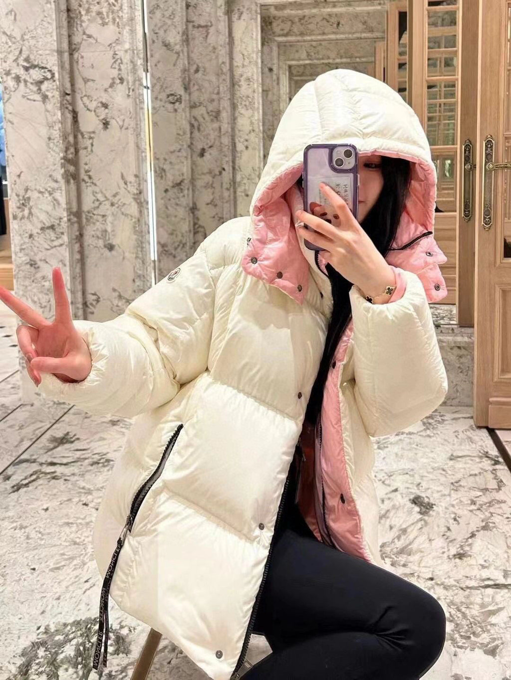 Moncler Zip-Up Logo Lightweight Down Jacket - view 13