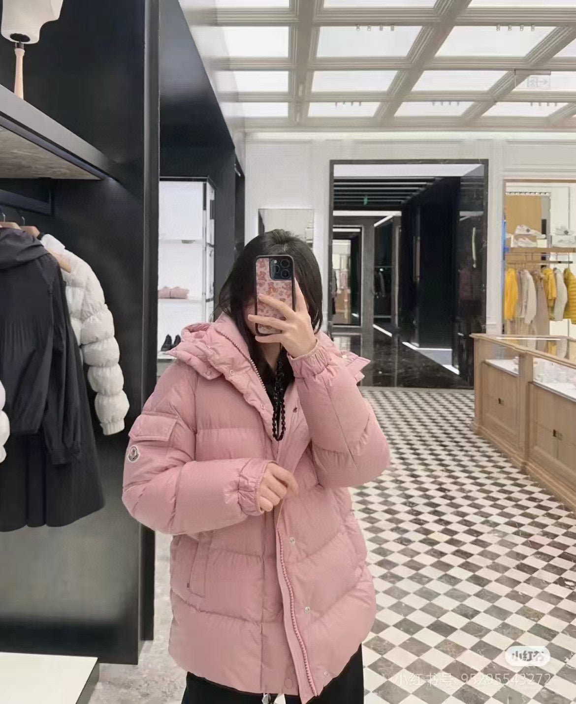 Moncler Maya Zip-Up Down Jacket - view 13