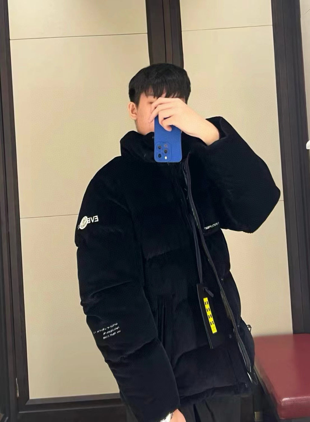 Moncler Zip-Up Embroidered Down Jacket - view 13