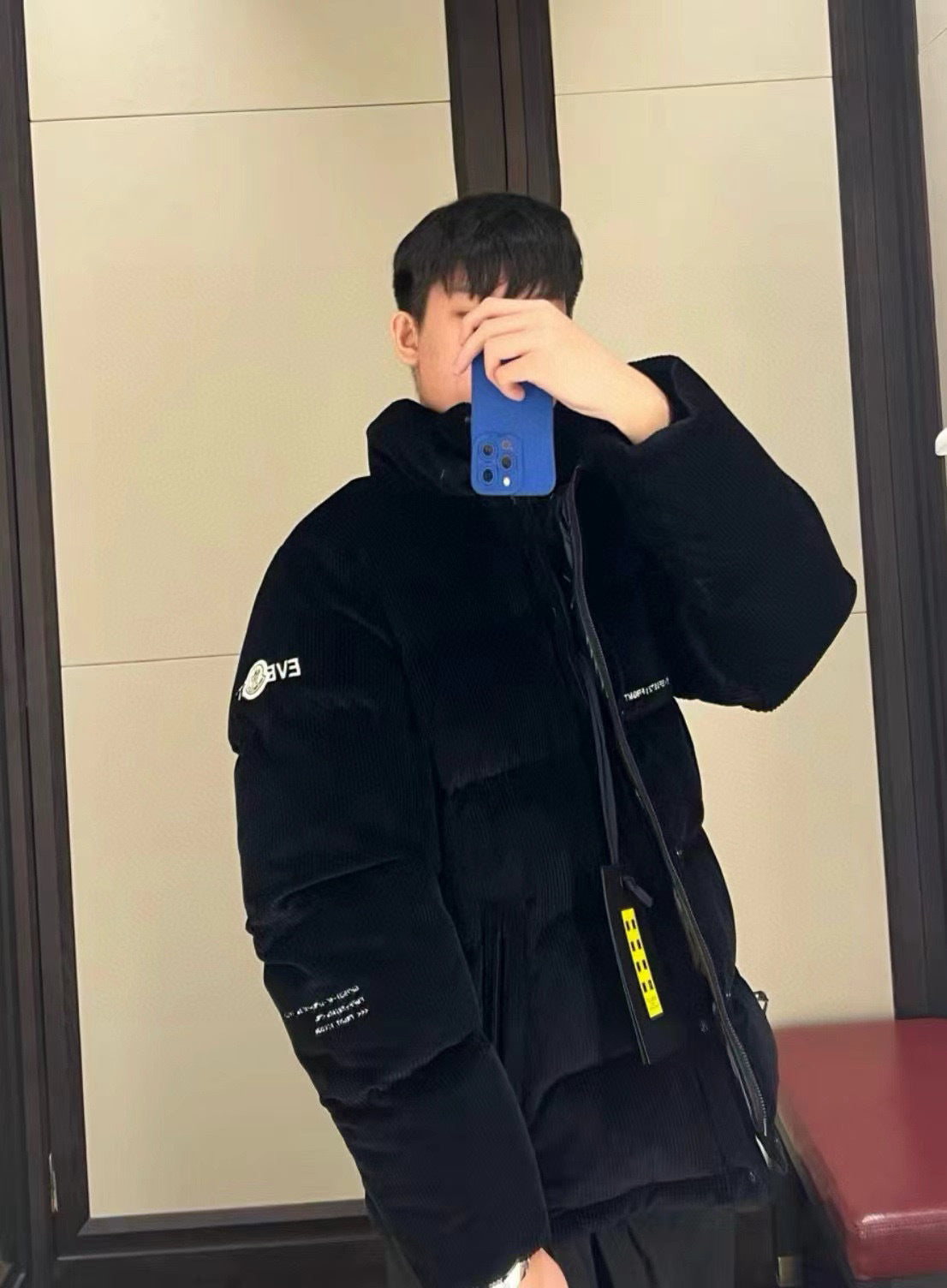 Moncler Zip-Up Embroidered Down Jacket - view 13