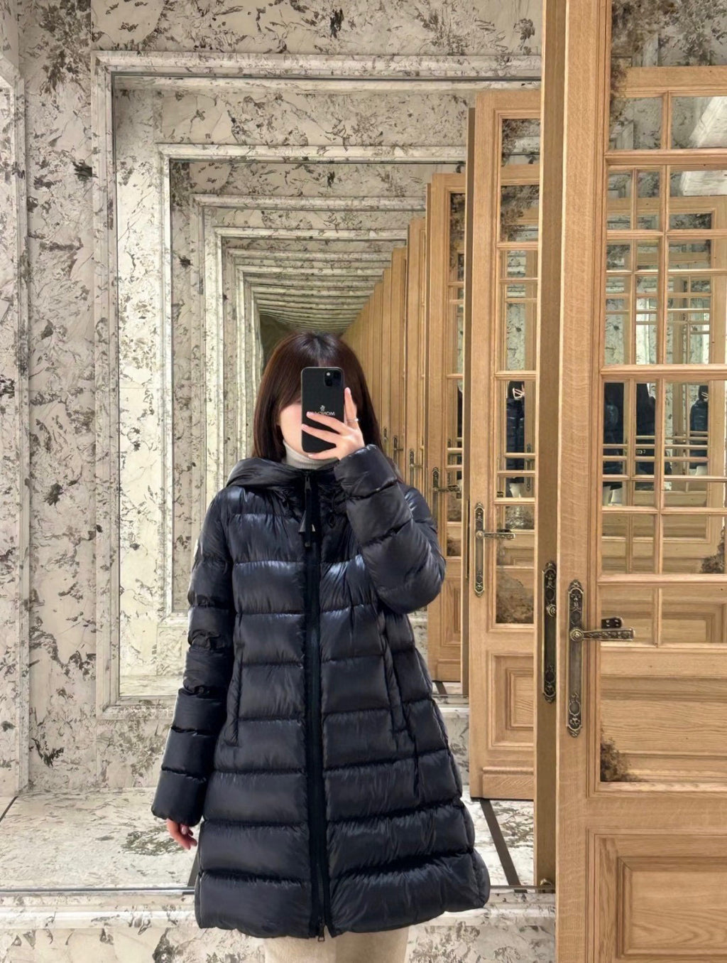 Moncler Women's Hooded Lightweight Down Jacket - view 14