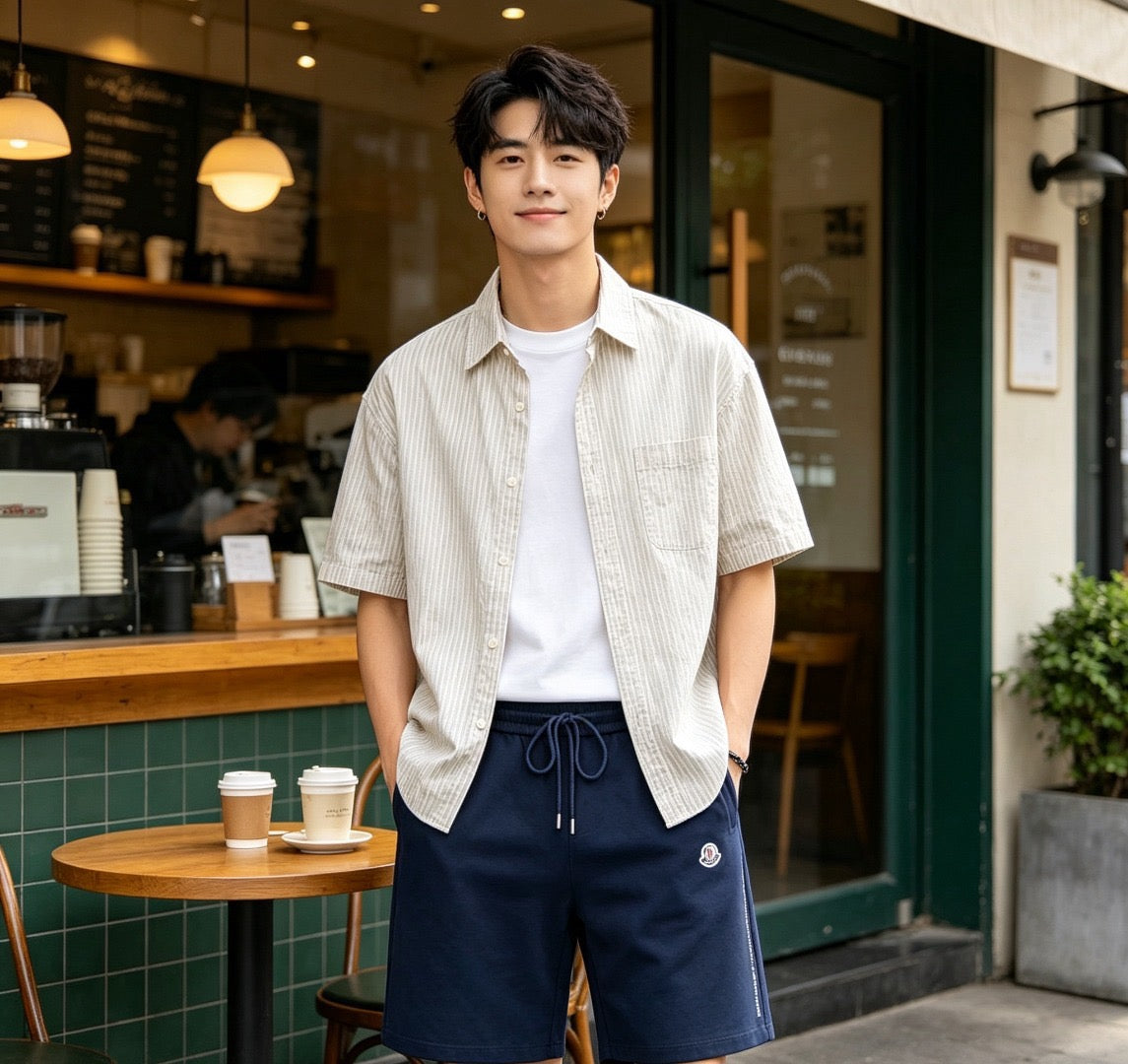 Moncler Embroidered Logo Short - view 14