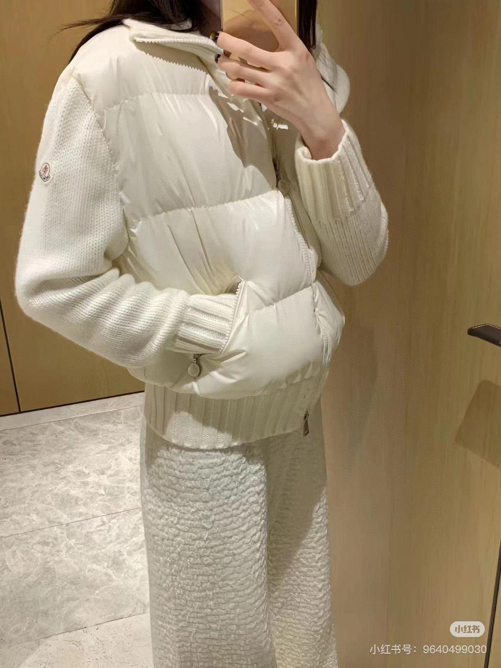 Moncler Embroidered Logo Down Jacket - view 14