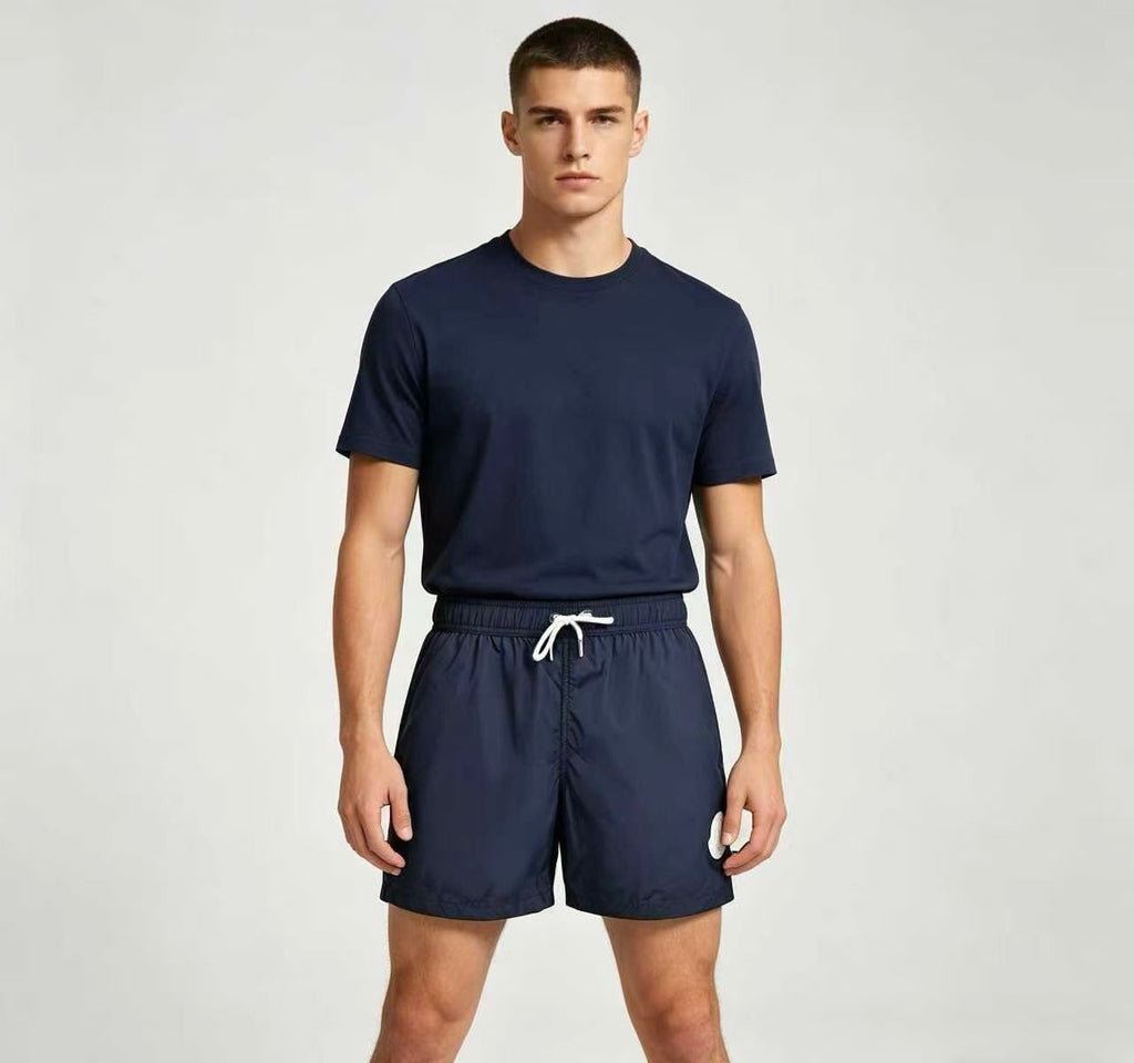 Moncler Logo Lightweight Short - White - view 14