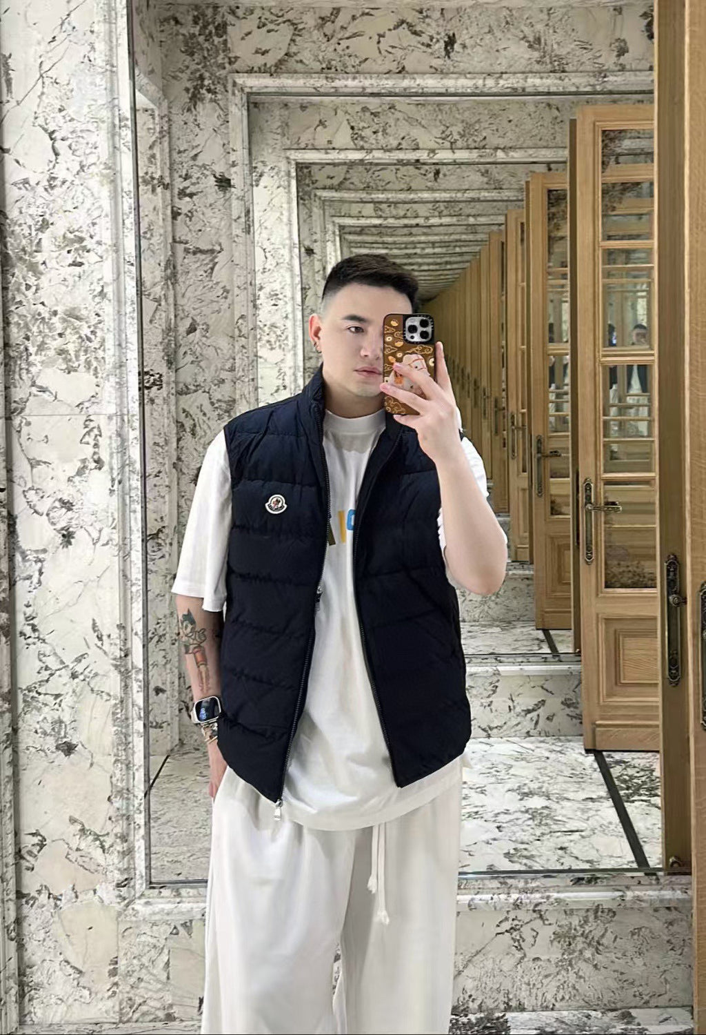 Moncler Men's Zip-Up Logo Vest - view 14