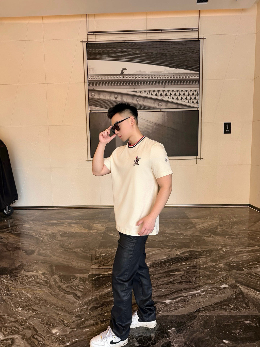 Moncler Embroidered T-Shirt - view 14
