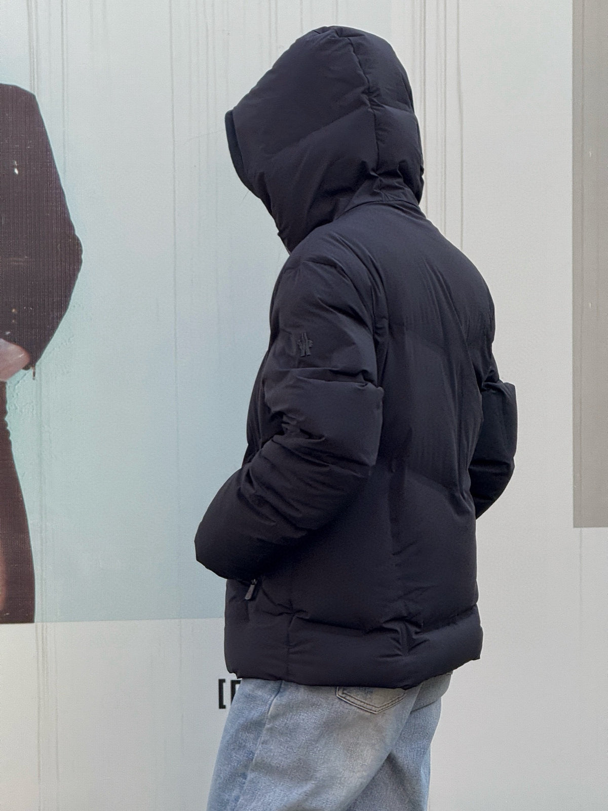 Moncler Hooded Logo Down Jacket - view 14