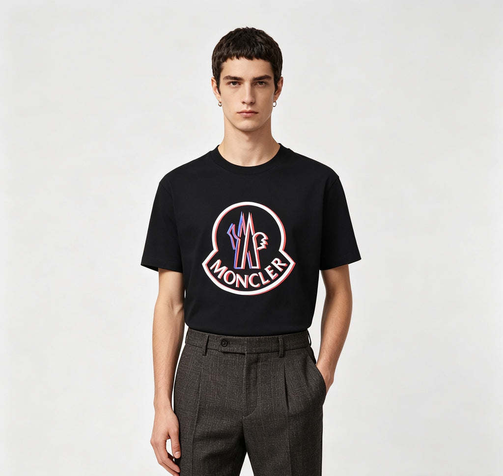 Moncler Graphic Logo Lightweight T-Shirt - view 14