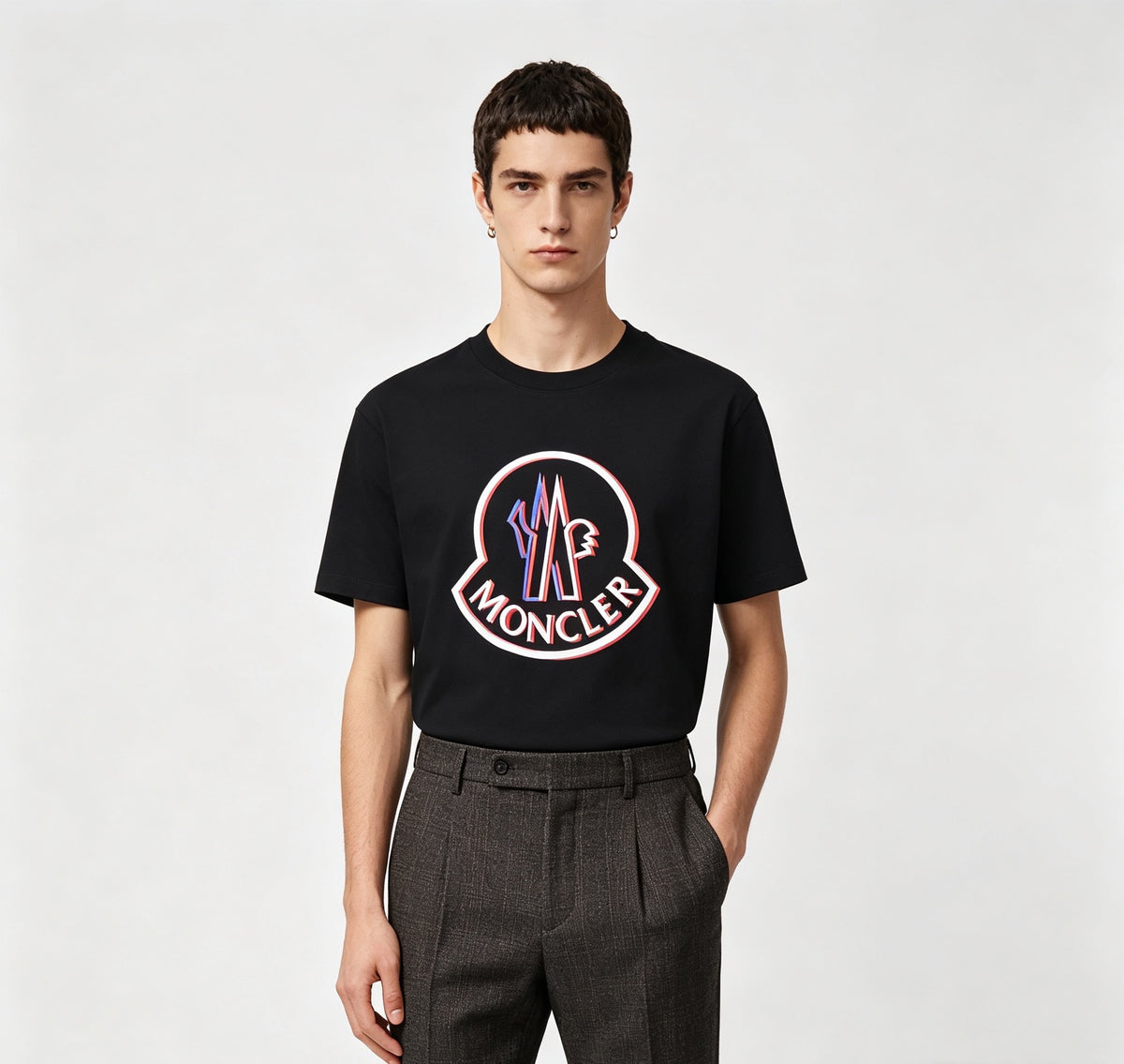 Moncler Graphic Logo Lightweight T-Shirt - view 14