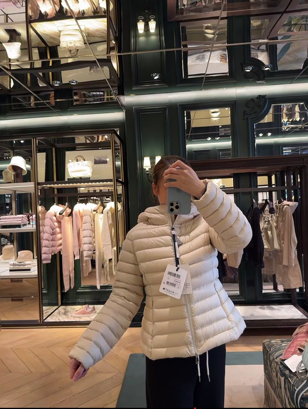 Moncler Women's Hooded Zip-Up Down Jacket - view 14