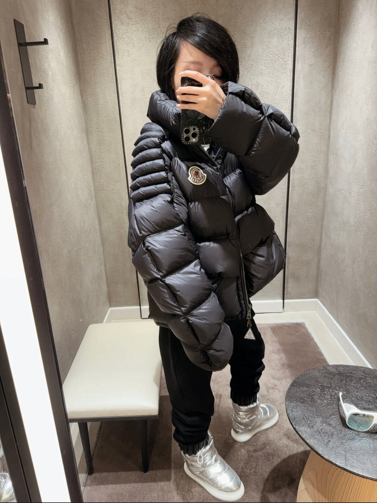 Moncler Women's Zip-Up Down Jacket - view 14