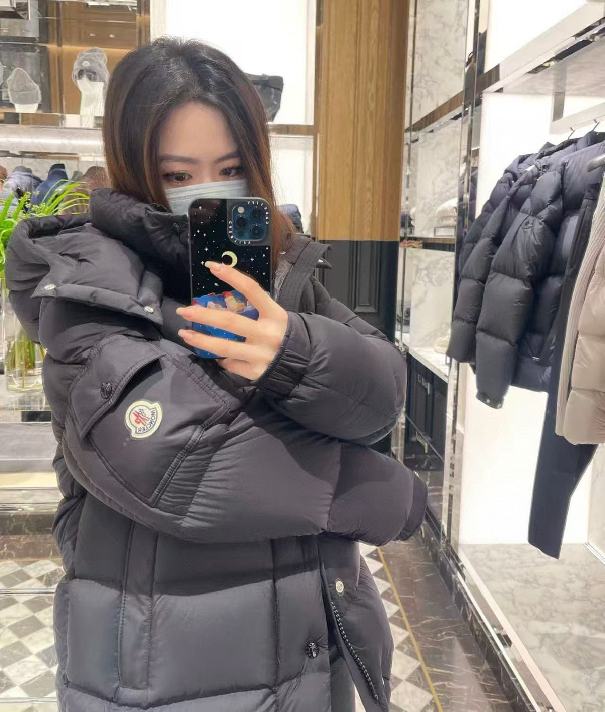 Moncler Maya Zip-Up Down Jacket - view 14