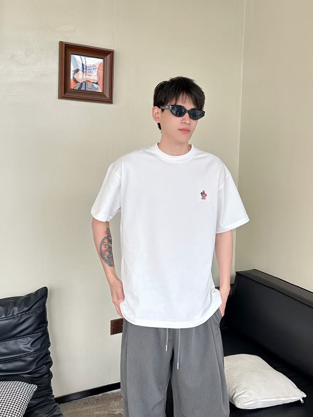 Moncler Embroidered Logo T-Shirt - view 14