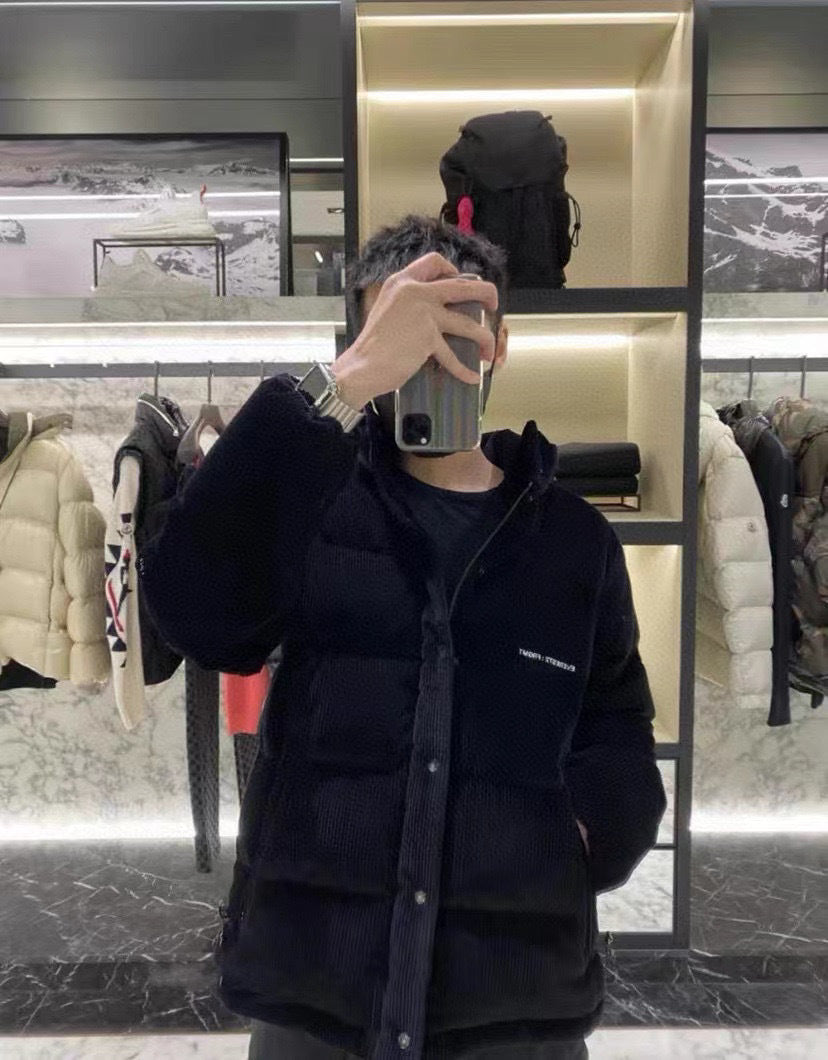 Moncler Zip-Up Embroidered Down Jacket - view 14