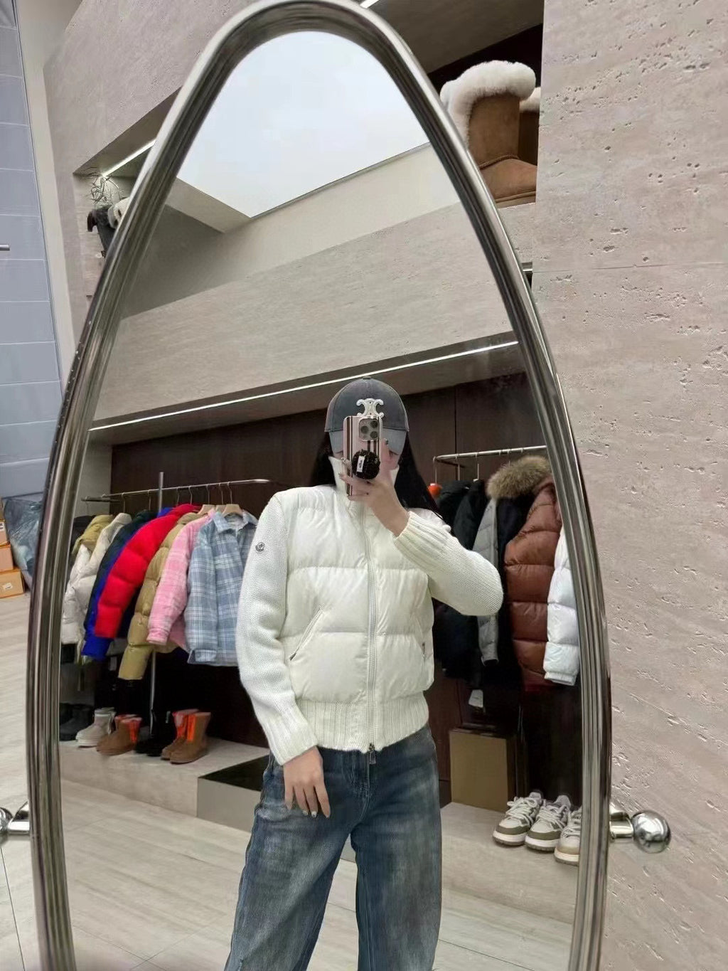 Moncler Embroidered Logo Down Jacket - view 14