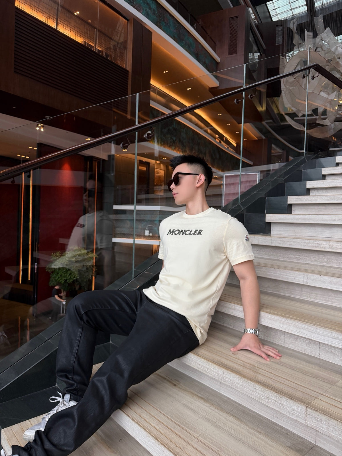 Moncler Embroidered T-Shirt - view 14