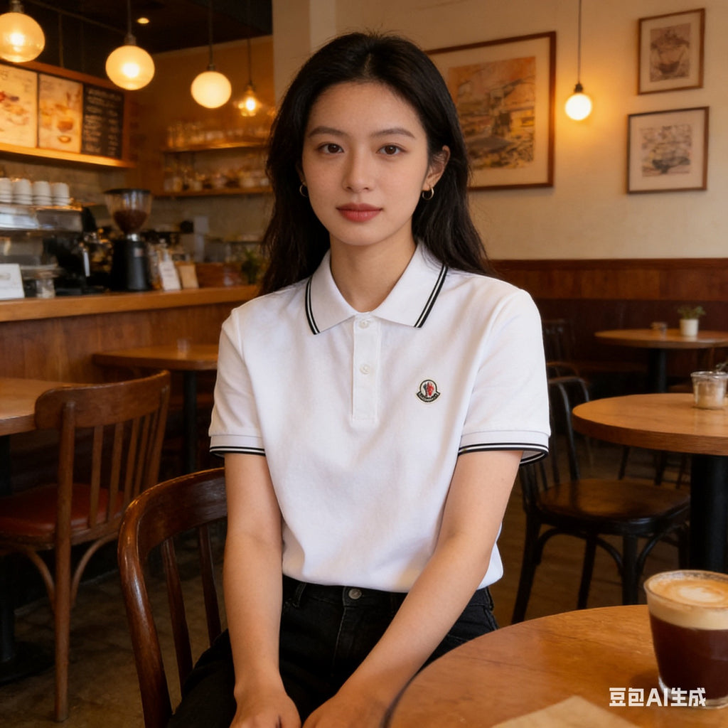 Moncler Logo Lightweight Polo Shirt - view 15