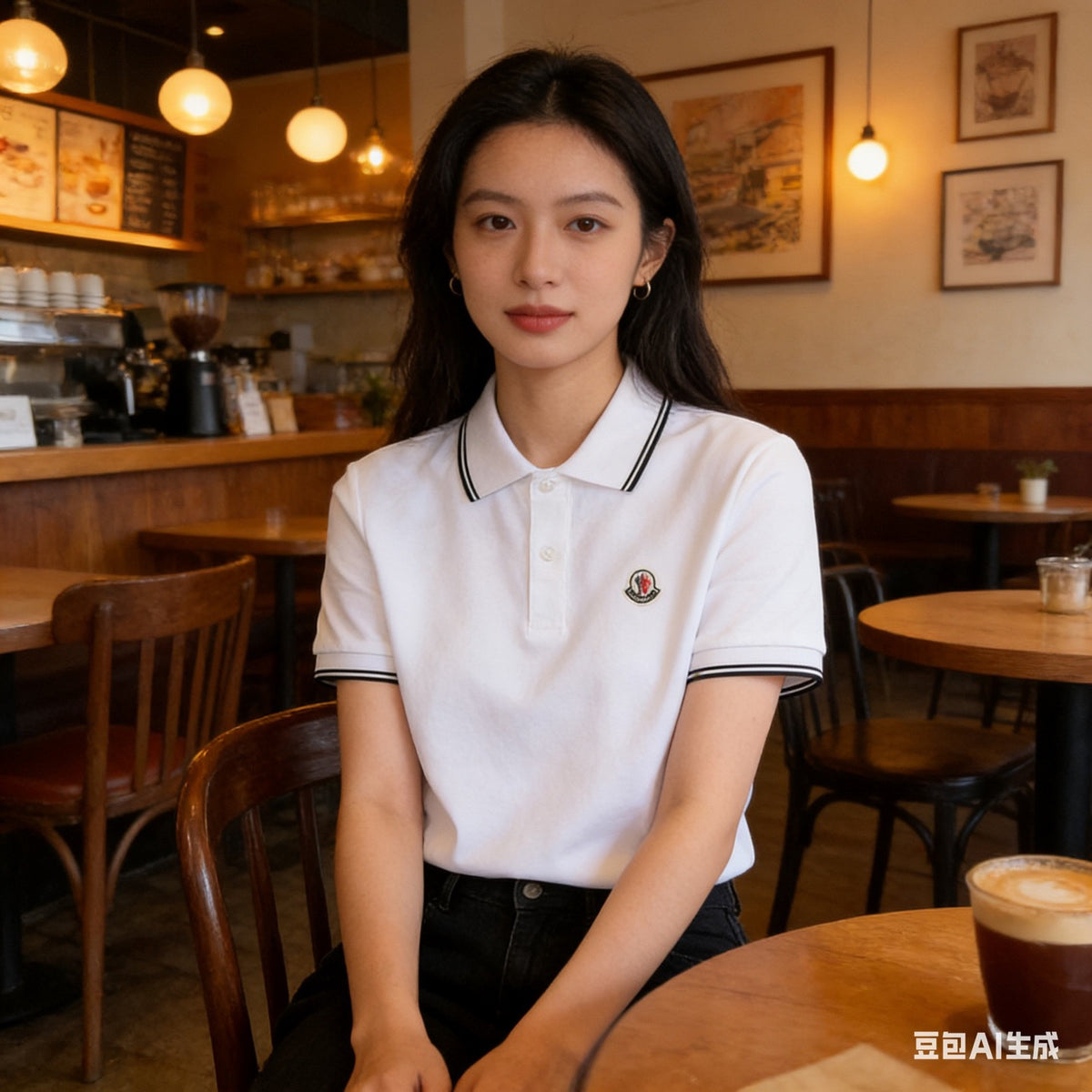 Moncler Logo Lightweight Polo Shirt - view 15