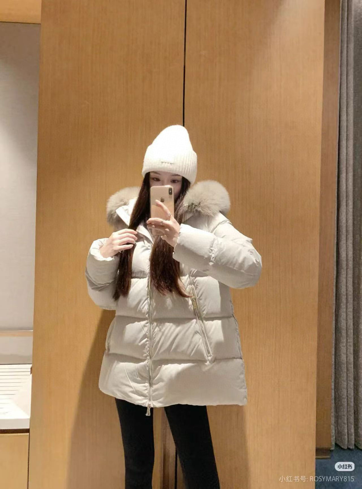 Moncler Women's Hooded Zip-Up Down Jacket - view 15